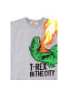 Denokids Set T-Rex Flame in grau