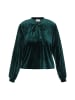 Usha Women Blouse in dark green