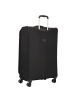 D&N Travel Line 9504 4 Rollen Trolley L 76 cm mit Dehnfalte black
