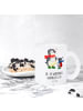 Mr. & Mrs. Panda Teeglas Smörle Winterzeit mit Spruch in Transparent
