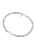 KUZZOI Armband 925 Sterling Silber mit Smiling Face, Smiling Face in Silber