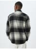 KOTON Shirt in Anthrazit Kariert