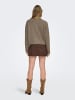 ONLY Klassischer, minimalistischer Strickcardigan mit Taschen in Taupe