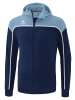 erima Kinder Change By Erima Trainingsjacke mit Kapuze in new navy/faded denim/weiß