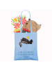 Mr. & Mrs. Panda Tote Bag Stinktier Ball mit Spruch in Sky Blue