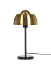 Beliani Tischleuchten SENETTE in Schwarz/Gold - (W) 24 x (H) 44 x (L) 24 cm