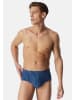 Schiesser Mini Slip / Unterhose 95/5 Essentials in Dunkelblau / blau