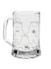 Mr. & Mrs. Panda Gravur Bierkrug Bär Heirat ohne Spruch in Transparent