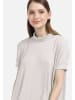 HELMIDGE Kurzarmbluse Bluse in hellbeige