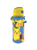 Pokémon Design Wasserflasche für Kinder mit praktischen Funktionen 600 ml in gelb