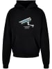 Mister Tee Mister Tee Herren CCTV Ultraheavy Oversize Hoodie in black