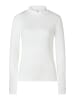 More & More schmales, feminines Rippenshirt in offwhite