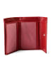 Esquire Silk Geldbörse RFID Schutz Leder 13 cm in rot