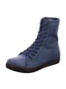 Esgano Damenschnürrstiefel warm flach Da.-Bootie in  Blau