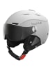 Bollé Skihelm Backline Visor in white matte-silver gun