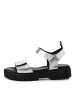 Tamaris Plateau Sandaletten in Silber