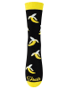 Vincent Creation® Bunte Fun Socken Farbenfrohe Freizeitsocken Damen & Herren in Banane