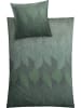 Kleine Wolke Mako-Satin Bettwäsche in tannengrün