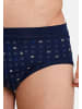 Schiesser Slip / Unterhose Cotton Essentials Feinripp in Navy