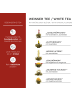 Creano  Holz-Teekiste + 6 Teeblumen "ErblühTee Weißer Tee"