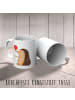 Mr. & Mrs. Panda Camping Tasse Igel Luftballon ohne Spruch in Weiß