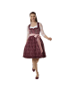 tectake hochwertiges & elegantes Trachtenkleid Liah Bordeauxrot