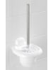 Wenko Toiletten-Bürstenbehälter PURE in Weiß, (B) 15,5 x (H) 36 x (L) 16 cm