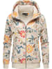 ragwear Sweatjacke Fllow Print in Beige