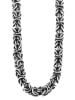 Adeliás Damen Halskette – Königskette aus Edelstahl 60 cm in silber