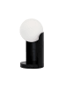 The Lumine Tischlampe 8091 in Schwarz / Weiß – (B)15 x (H)30 x (T)15 cm