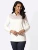 Sieh an! Freizeit-Sweatshirt in ecru