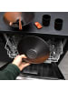 Intirilife 10-teiliges Ramen Schüssel Set in Schwarz