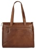 SPIKES & SPARROW Shopper in cognac