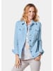 GOLDNER Zeitlose Jeansjacke mit tollen Details in bleu