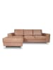 ebuy24 Sofa Nordic Cognacfarben 222 x 148 cm