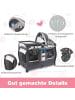 COSTWAY 5 in 1 Reisebett mit Matratze in Grau