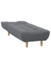 Beliani Sofaelement ALSTEN in Grau/Braun - (W) 75 x (H) 41 x (L) 161 cm