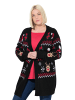 Ulla Popken Strickjacke in schwarz