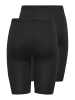 ONLY 2er-Pack Bikershorts in Black 7