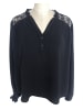 Melrose Spitzenbluse in schwarz
