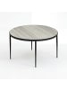 FineBuy Couchtisch in Weiß / Marmor / 70x70x42