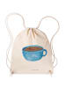Mr. & Mrs. Panda Gymbag Kaffee Tasse ohne Spruch in Creme