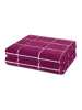 Ross 2 X Duschtuch im Set Sensual Skin Karo in Fuchsia
