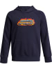 Under Armour Hoodie "Rival Flamin Wdmrk HD Fleece" in Blau