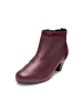 VITAFORM Hirschleder Stiefeletten in weinrot
