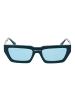Replay Unisex Sonnenbrillen Rechteck Türkis