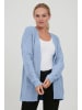 Oxmo Strickjacke OXClea 21300152-ME Cardigan in Ajour-Strickmuster in Blau