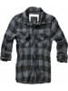 Brandit Hemd "Check Shirt Long Sleeve" in Schwarz