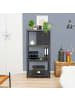 shelfr Industrial Style Metallregal Genk mit 4 Ebenen in Schwarz