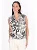 Usha Women Blouse in offwhite black